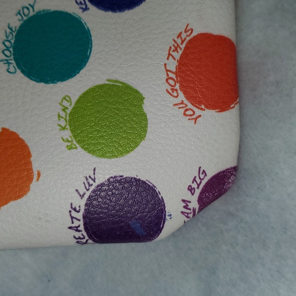 Betsey Johnson Polka Dot Be Kind Wristlet - Picture 9 of 12